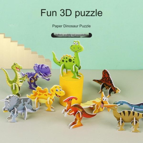 Mainan craft 3D Foam single animal, Mainan puzzle busa 3D susun DIY Kecil