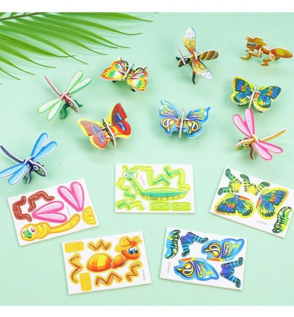 Mainan craft 3D Foam single animal, Mainan puzzle busa 3D susun DIY Kecil - Image 6