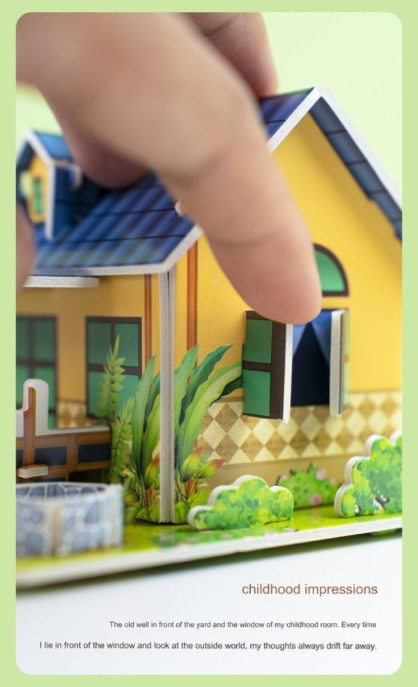 [LOGU] Mainan craft 3D Foam, Mainan puzzle busa 3D susun DIY Seri Ruang Rumah Seri 2612 - Image 4