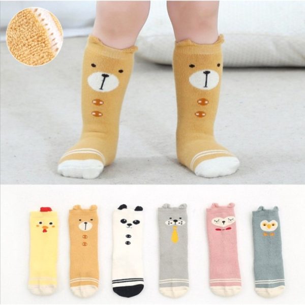 Kaos kaki tebal anak,Kaos kaki anti slip anak, Kaos kaki 3D Animal