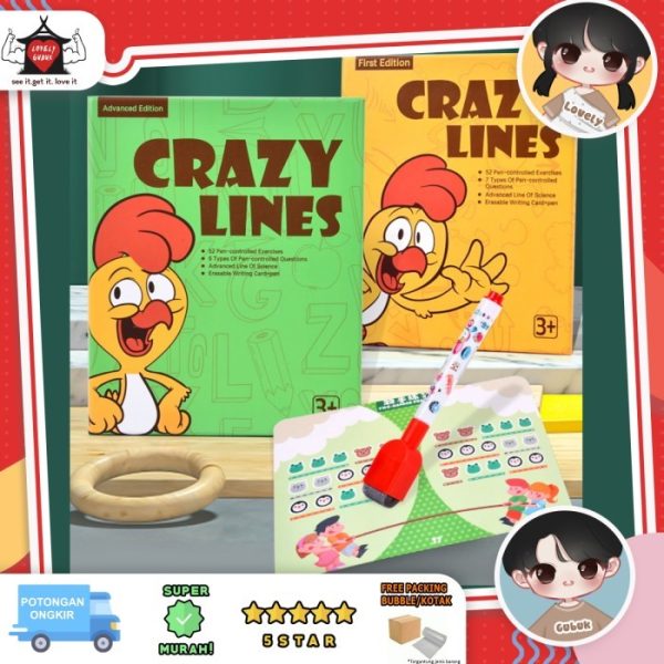 Mainan crazy lines pen control anak, Mainan anak belajar