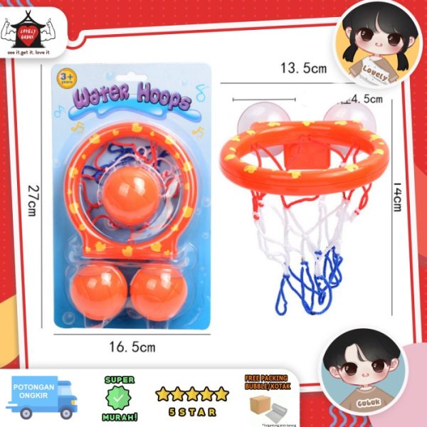 Mainan mandi basket anak, Water hoops basket