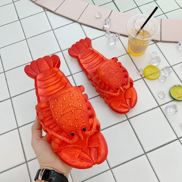 Sandal slop lobster anak dewasa, Sandal family, sandal couple