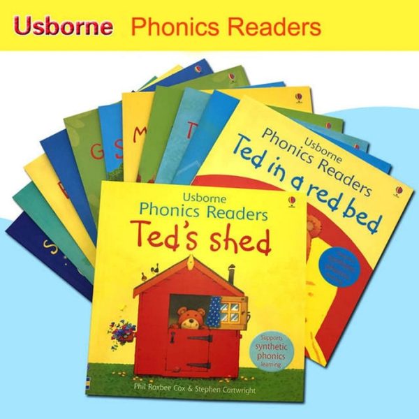 Usborne phoenics reader, Buku usborne belajar baca phoenics isi 12buku