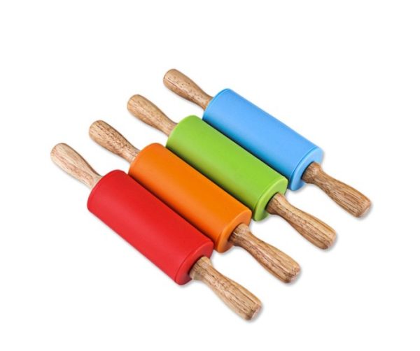 Rolling Pin silikon, Penggiling adonan, Stick roll silikon makanan