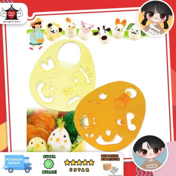 Cetakan aksesoris telur sosis, Egg sausage accessories puncher, Bento