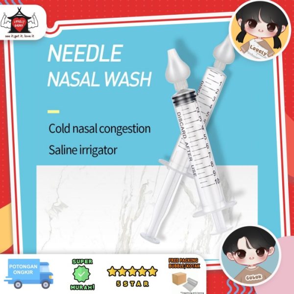 Pembersih hidung anak, Needle nasal wash