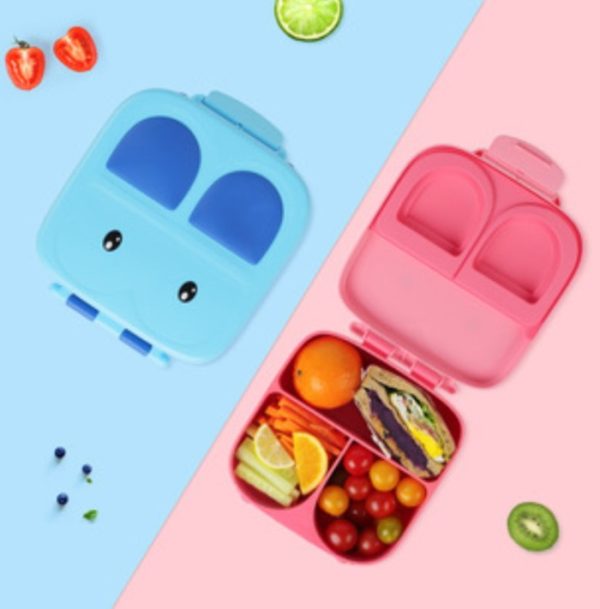 Kotak bekal bunny rabbit kelinci anak, Lunch box set anti campur