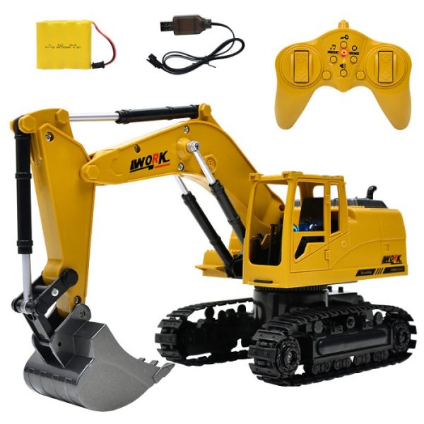 Mainan remote control excavator digger alloy 1:24, Mobil Penggali