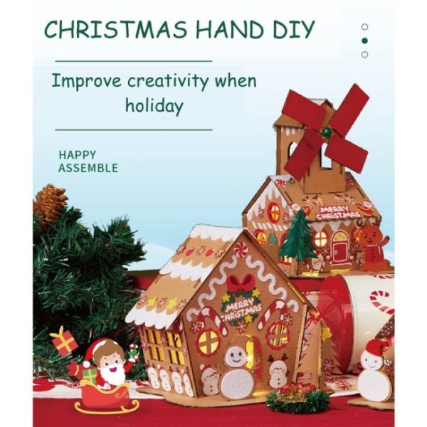 Mainan craft kerajinan tangan natal xmas rumah, DIY gingerbread house