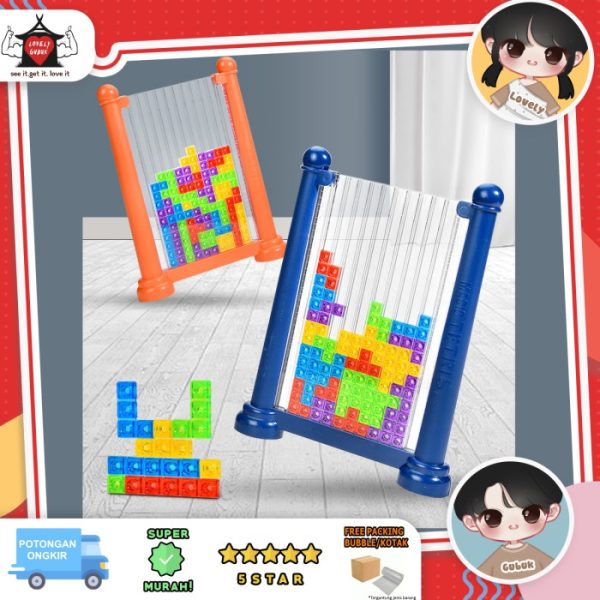 Mainan tetris block game, Mainan susun kepingan tetris