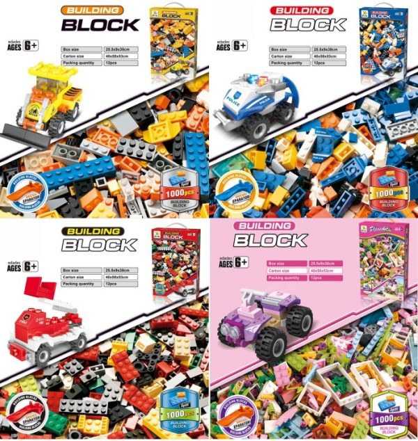 Building brick, Mainan legoo blocsk 500 1000 pcs, Mainan susun balok