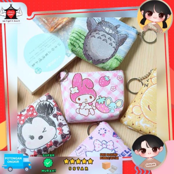 Dompet koin Disney Tsum-Tsum Lucu