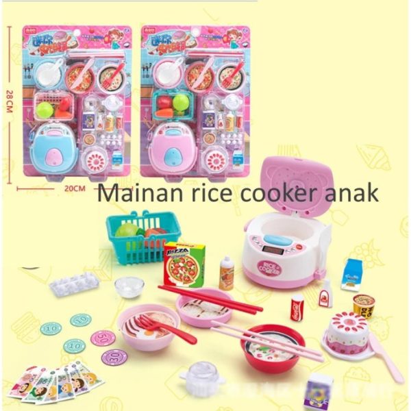 Mainan rice cooker anak, Mainan masak nasi anak, pretend play anak