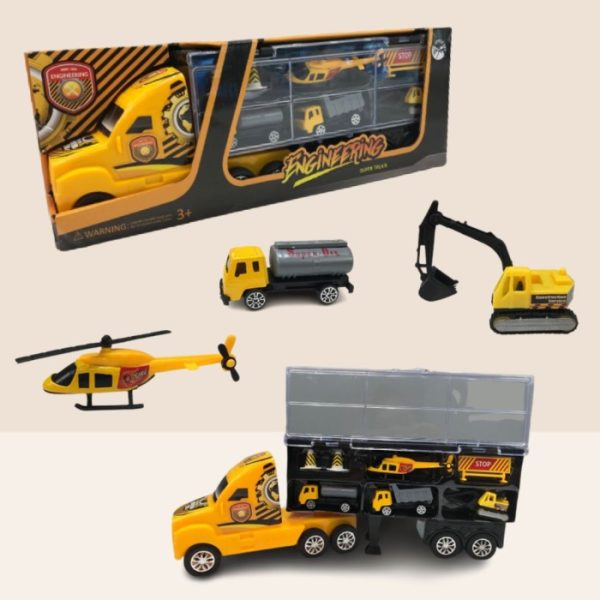 Mainan mobil-mobilan truck kontainer, Mini car toys truck