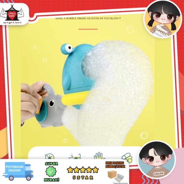 Mainan tiup bubble busa sabun, Blowing Bubble, Bubble making machine