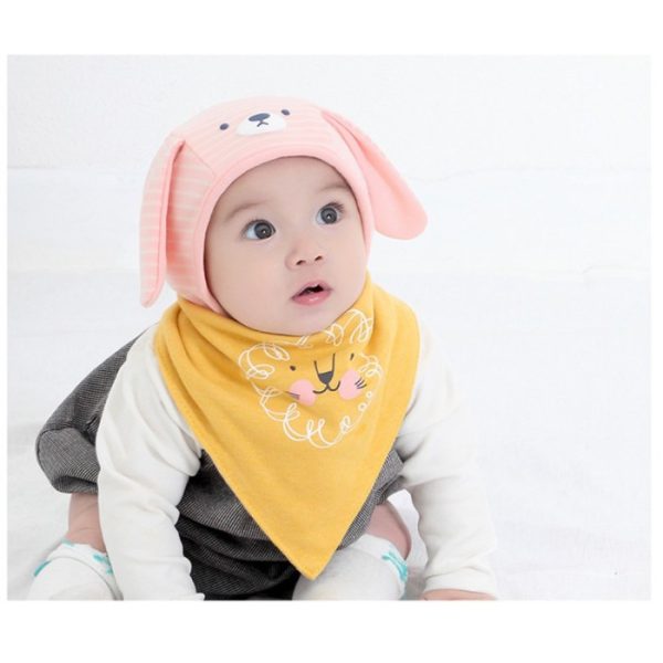 Topi kupluk garis-garis beruang bayi, Topi kupluk kuping anak