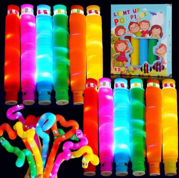 Mainan pop light, Pop Tube Stick Pipa Selang Mainan Anak