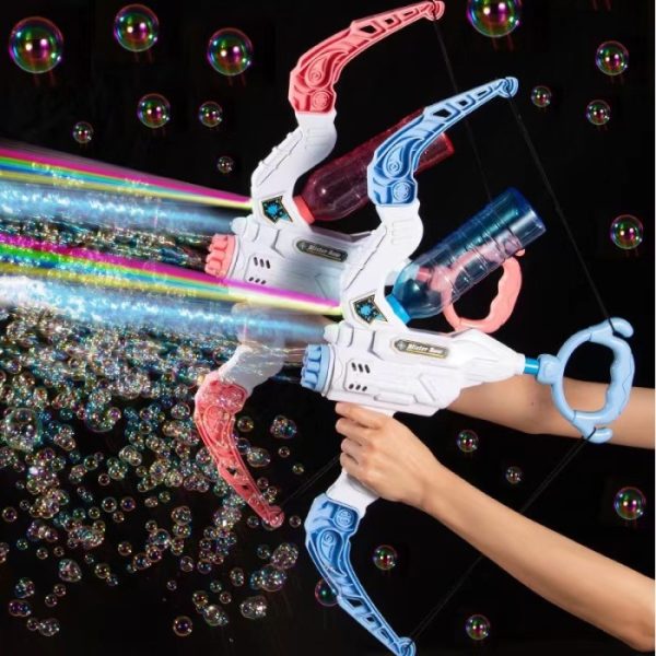 Mainan pistol tembak air bubble gun panah 2 in 1,Arrow bubble watergun