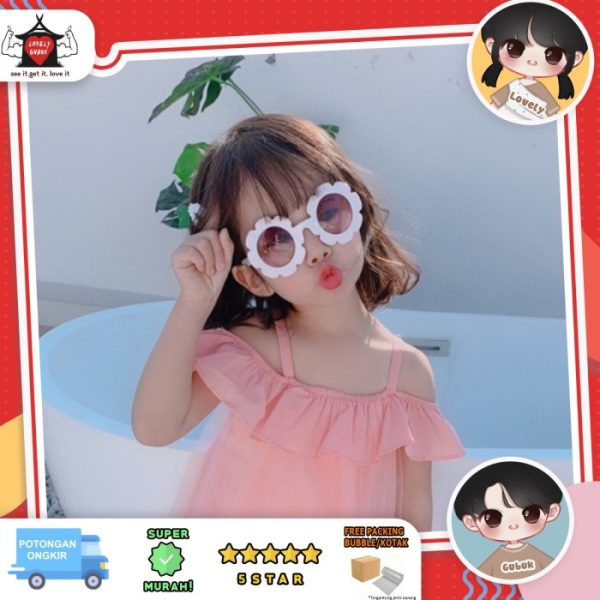 Kacamata anak, Sunglass anak model gerigi mawar, Kacamata anti silau