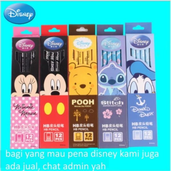 Pensil disney anak, Pensil HB mickey stitch minnie donald daisy duck