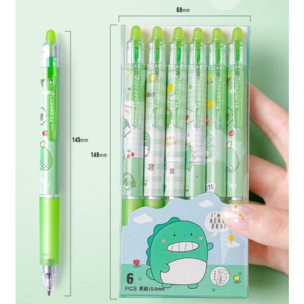 Pulpen bisa hapus set kartun, Erasable ballpoint, Pena penghapus