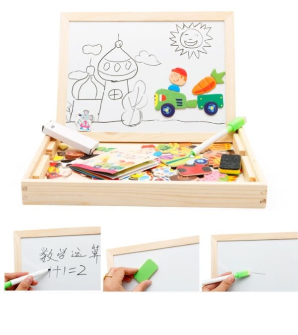 Papan tulis puzzle, Educational puzzle board, Magnetic Puzzle board