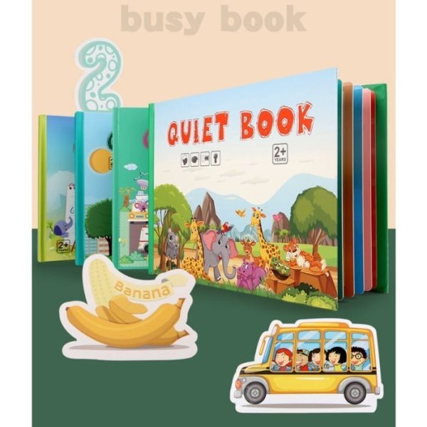 Buku edukasi anak, Busy Book , Buku Quiet Book