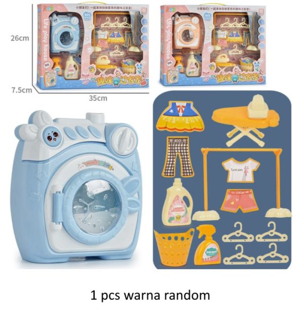 Mainan mesin cuci mini, Mini washing machine children toys