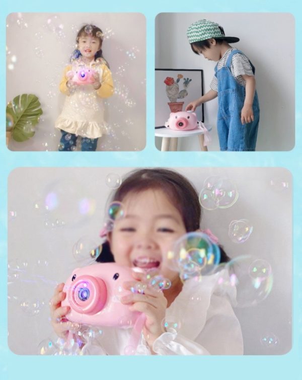 Bubble camera, Mainan tembak busa sabun kamera kartun anak