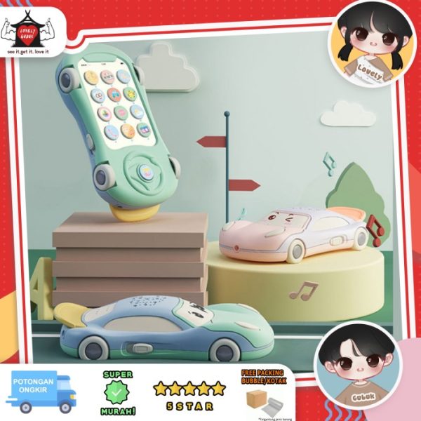 Mainan telepon mobil-mobilan anak, Mainan car phone English