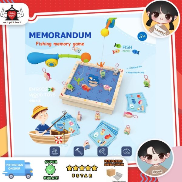 Mainan memorandum fishing memory game, Memotage versi baru