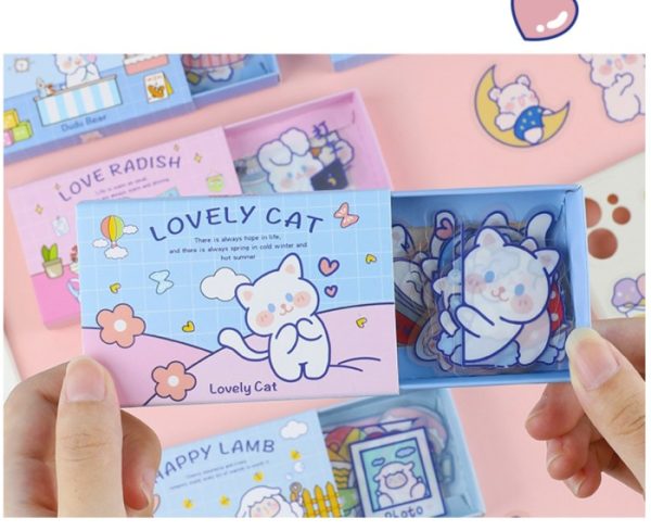 Stiker PET single cut lucu, Singular cut cute PET Sticker