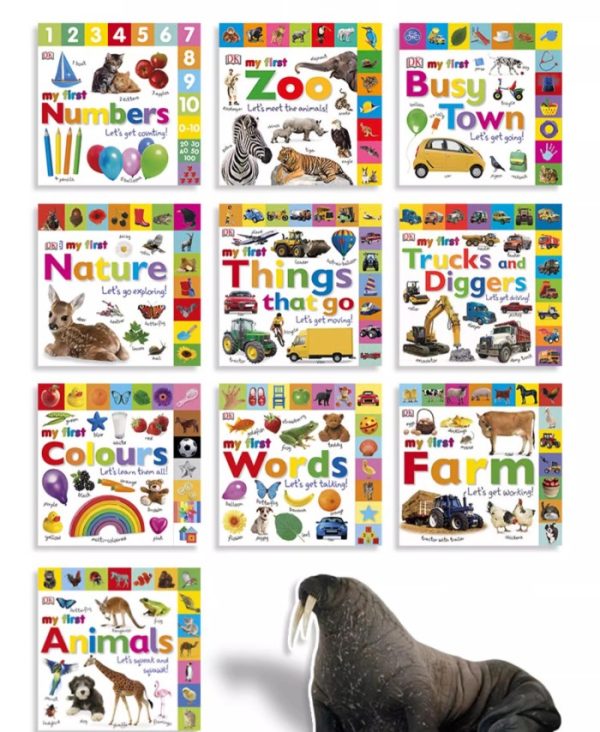 Buku DK Tabbed Board Books, Buku impor english bayi my first words