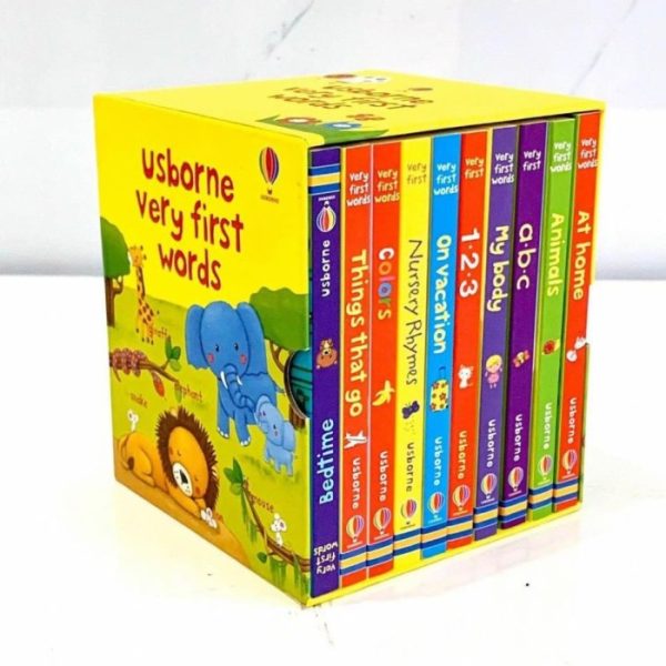 Buku usborne very first words, Buku usborne 1 set isi 10 buku