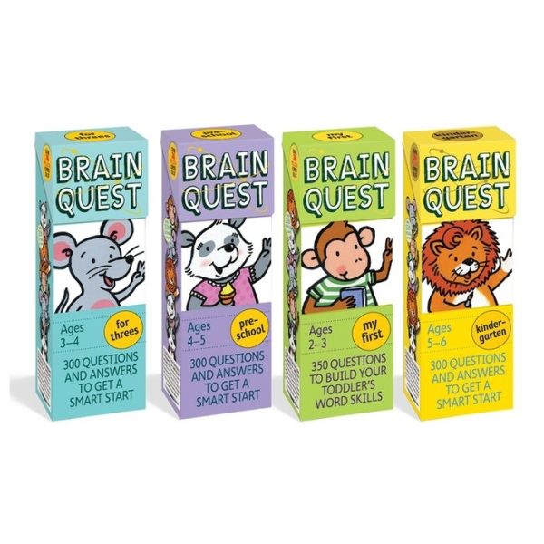 Brain quest cards, buku interaksi orang tua dan anak, buku pengetahuan