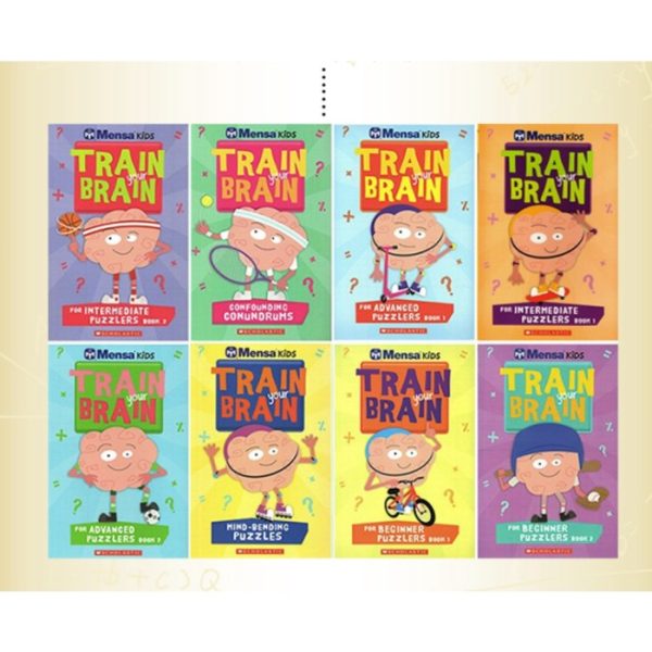 Buku mensa kids train your brain, Buku impor asah otak anak, IQ book