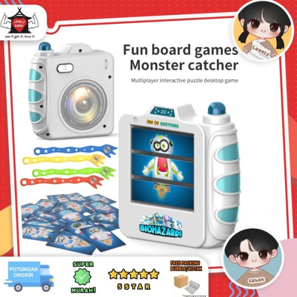 Mainan ketangkasan monster catcher,Mini Monster Card Catching Camera T