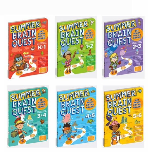 Buku impor summer brain quest, buku pengetahuan impor brain quest anak