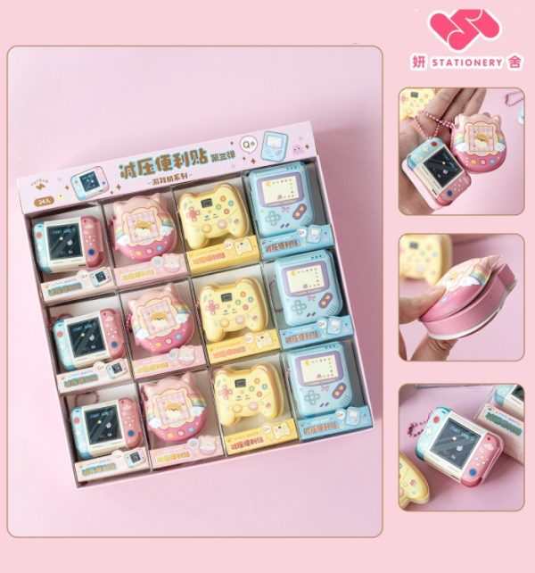 Mini memo book gantungan kunci sticky note squishy, Buku squishy kecil