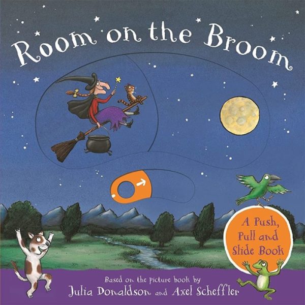 Buku Push, Pull and Slide Board book Room on the Broom Julia Donaldson