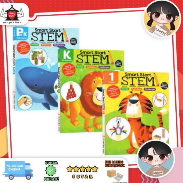 Buku Evan Moor Smart start STEM, Buku impor anak TK playground