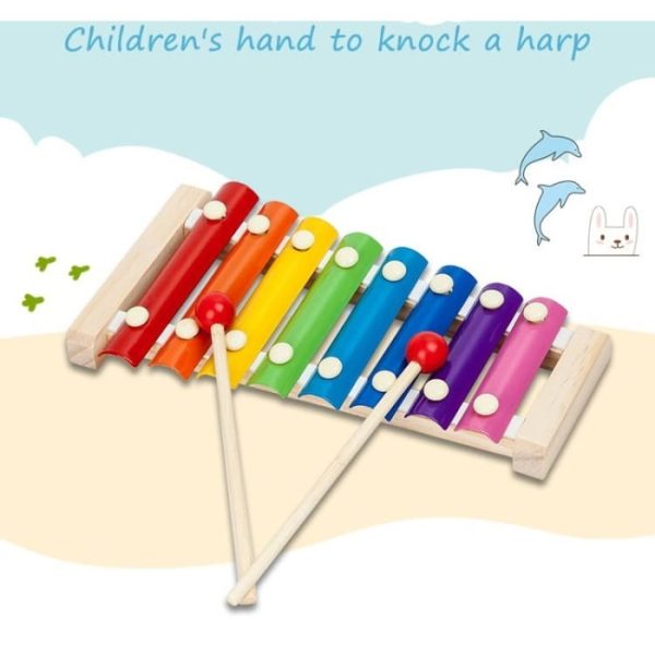 Mainan musik anak, Mainan xylophone bayi, Musik xylophone kayu anak