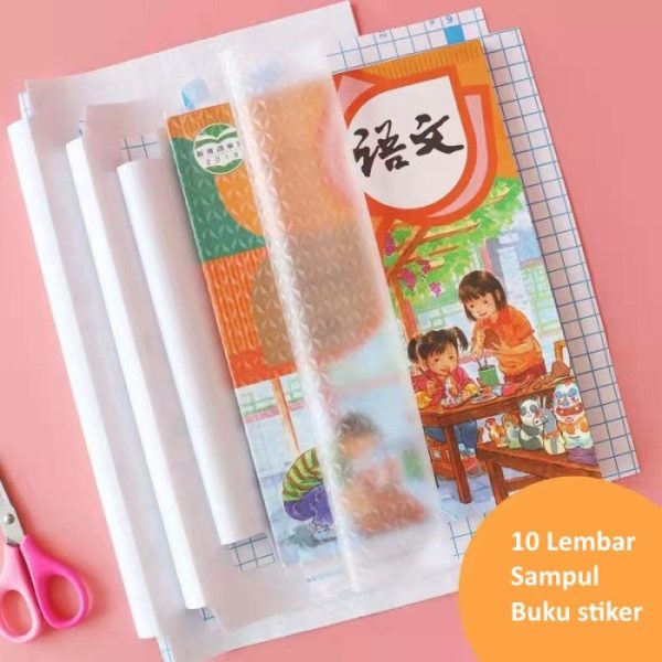 Sampul buku stiker, self adhesive book cover, sampul buku diamond