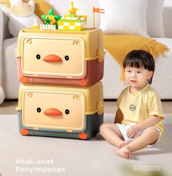 Kontainer Box Bebek Penyimpanan Mainan buku pakaian,Duck Container Box