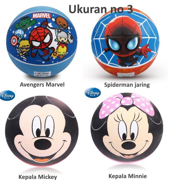 Bola basket anak, Bola basket kartun disney avengers anak