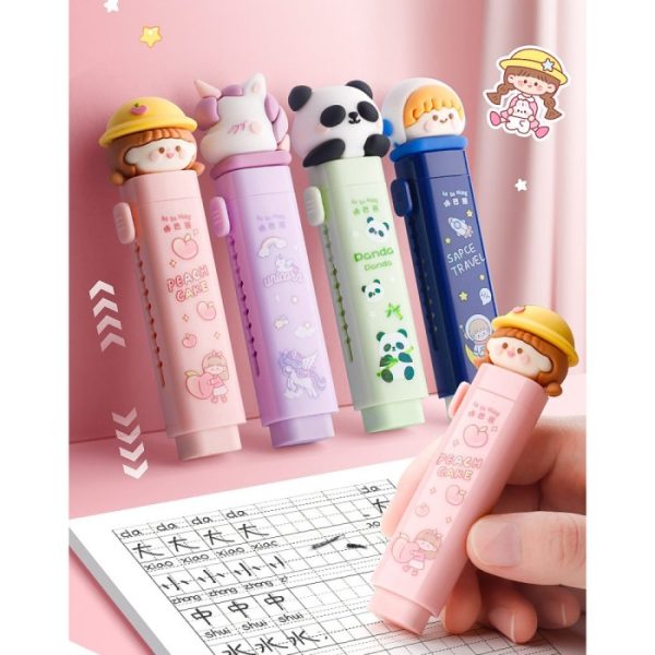 Penghapus pensil mechanical eraser persegi, Refill Penghapus persegi