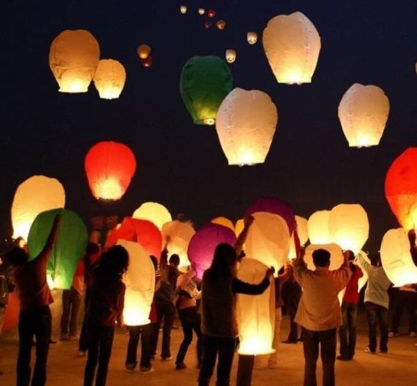 Lampion terbang, Lampion make a wish, Sky Lantern