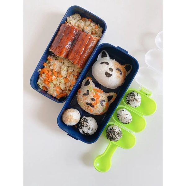 Cetakan bento bulat guncang, Ball Bento mould shake, Rice ball shaker - Image 4