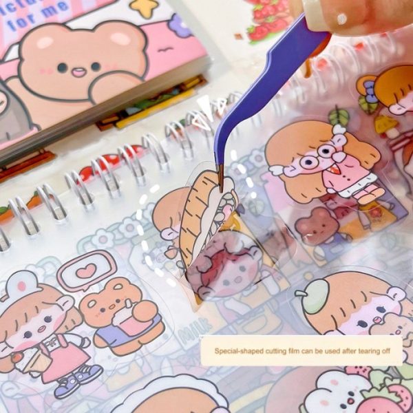 Stiker semi transparan PET bentuk kalender 50 lembar - Image 4